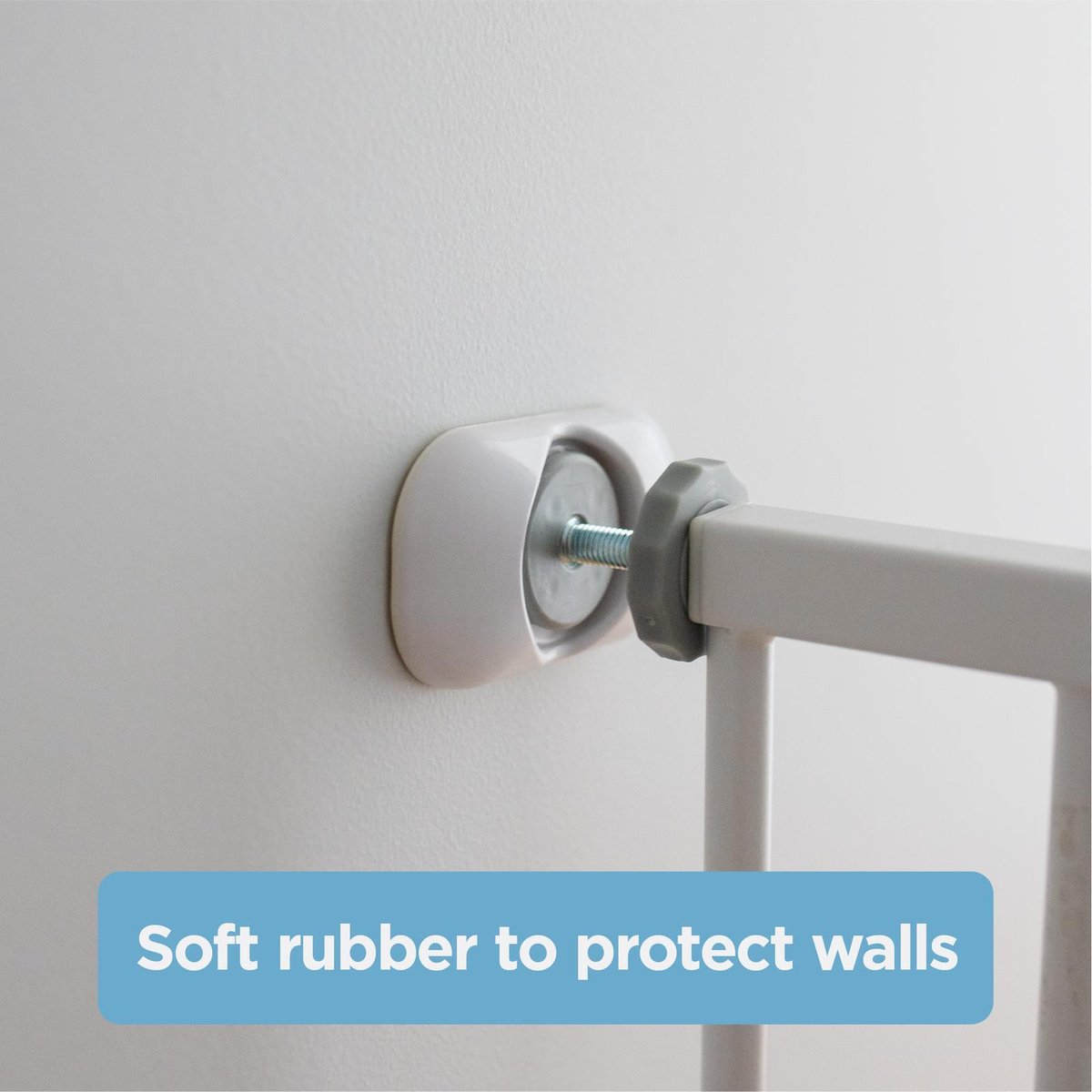 Perma Child Safety Baby Gate Wall Protectors - 2 Pack - Soft Rubber - Wall Protection - SuperSaverAU - view 4