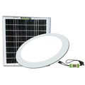 EzyLite 225mm Round Hybrid Solar Skylight Alternative EZSL225RH-Gen4 - Aluminium, DIY Flush Mount