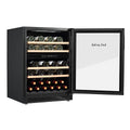 LeCavist 44 Bottle Dual Zone Wine Cabinet - Black - Humidity Control - Anti-Vibration - LJ44VN2ZBU