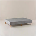 Zinus Quick Snap Queen Ensemble Bed Base - Steel Frame, Bolt-Free Snap Assembly - AU-FRBX-9GR-Q