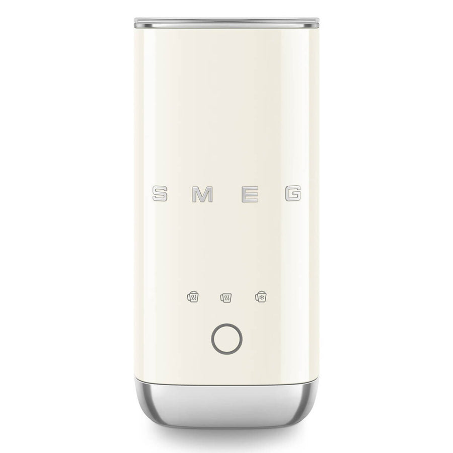 Smeg 50s Retro Style Milk Frother 180ml - Cream, Hot Milk, Hot Froth and Cold Froth - MFF02CRAU