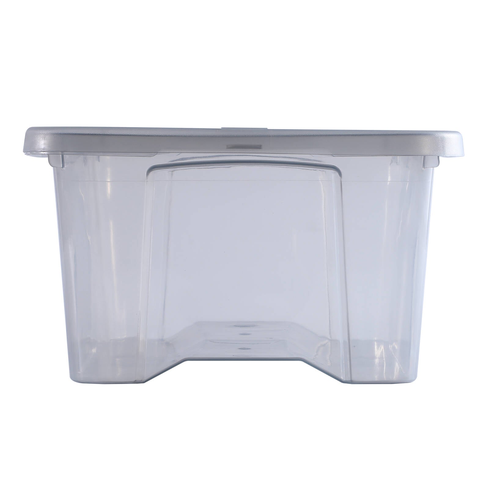 Ezy Storage 8L Grey Classic Storage Tub with Lid