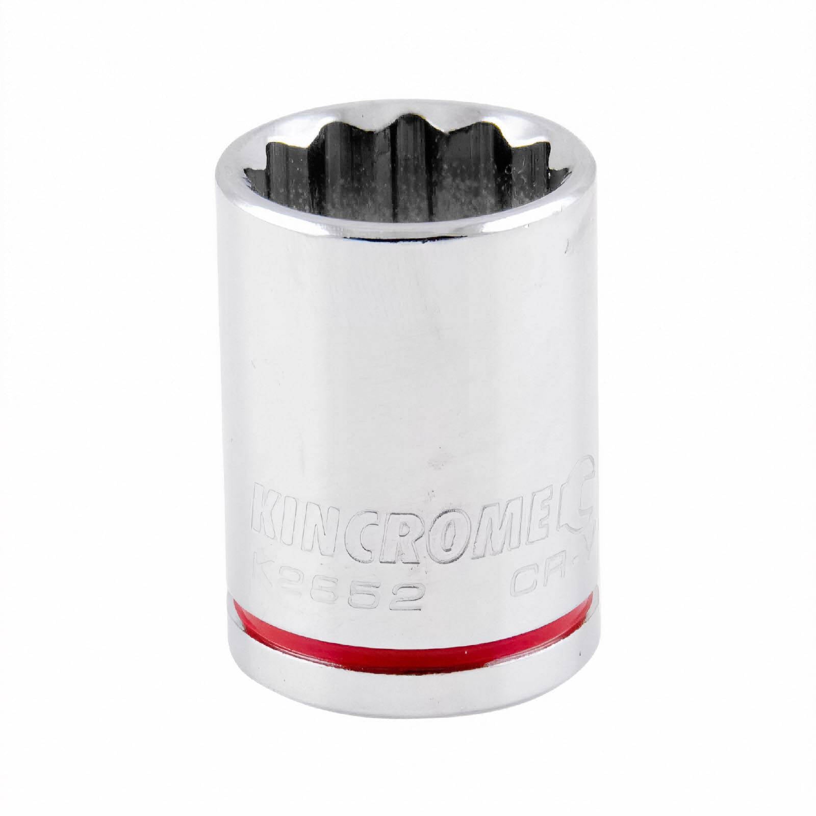 Kincrome 3/8" Drive 12-Point Shallow Socket 5/8" Chrome Vanadium Steel