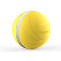Cheerble Wicked Ball automatic pet toy - for dogs and cats, snack hole, washable, yellow - 5599