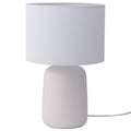 Verve Design Greta Table Lamp - Ceramic Base - White Fabric Shade - 260mm x 400mm - SuperSaverAU - view 2
