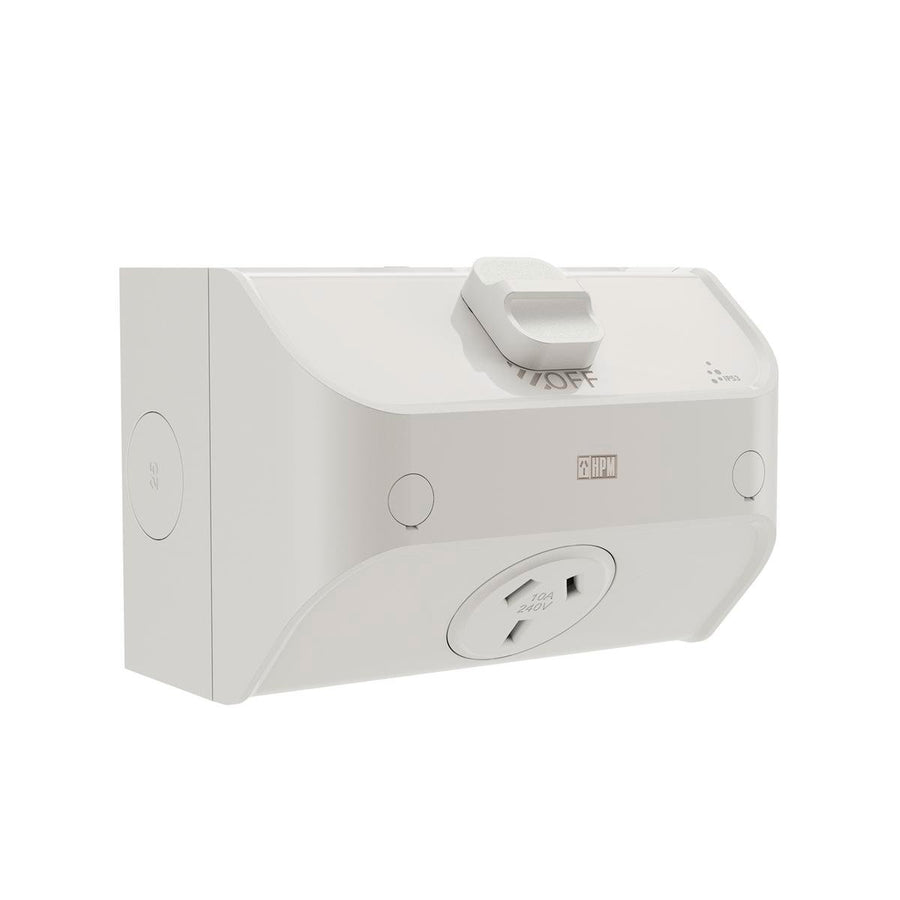 Hpm Aqua Powerpoint - 15A - UV-Stabilised Polycarbonate - Weatherproof - SuperSaverAU - view 1