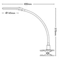 Brilliant White Magoo Magnifier Desk Lamp - 3X 12X Magnification - 145mm x 570mm - SuperSaverAU - view 4