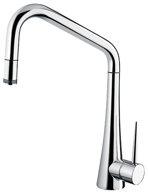 Armando Vicario Tink Pull Out Kitchen Mixer Tap - Chrome, 4 Star WELS, Side Lever - TINKD