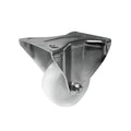 Move It 80mm White Polypropylene Fixed Plate Castor 120kg