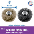 Dremel Finishing Abrasive Buffs - 180 280 Grit - Aluminium Oxide - 2 Pack - SuperSaverAU - view 3