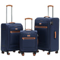 Tosca Park Avenue 3-Piece Luggage Set TCA6923 Navy Tan, Lightweight Nylon, TSA Locks - SuperSaverAU - view 1