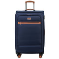 Tosca Park Avenue 3-Piece Luggage Set TCA6923 Navy Tan, Lightweight Nylon, TSA Locks - SuperSaverAU - view 3