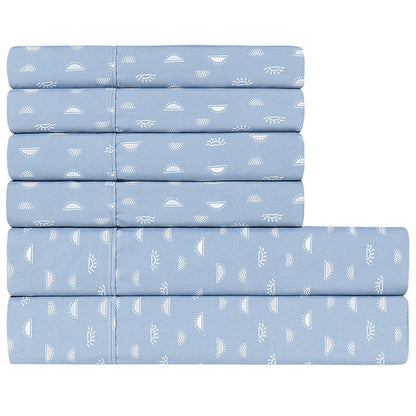 South Point Home Fashions King Microfiber Sheet Set, Super Suns, 6-Piece, Wrinkle & Fade Resistant