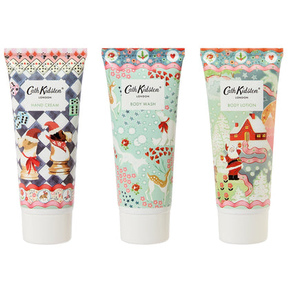 Cath Kidston Christmas Journey Body Treats Tin FG7530AU - Skincare Set with Keepsake Tin