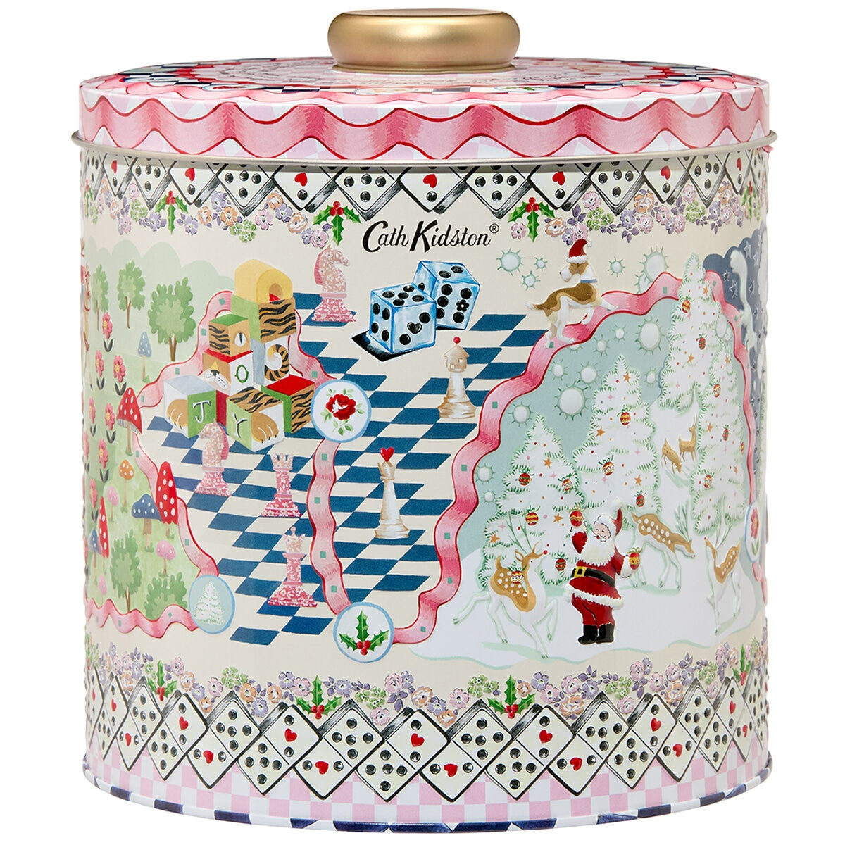 Cath Kidston Christmas Journey Body Treats Tin FG7530AU - Skincare Set with Keepsake Tin