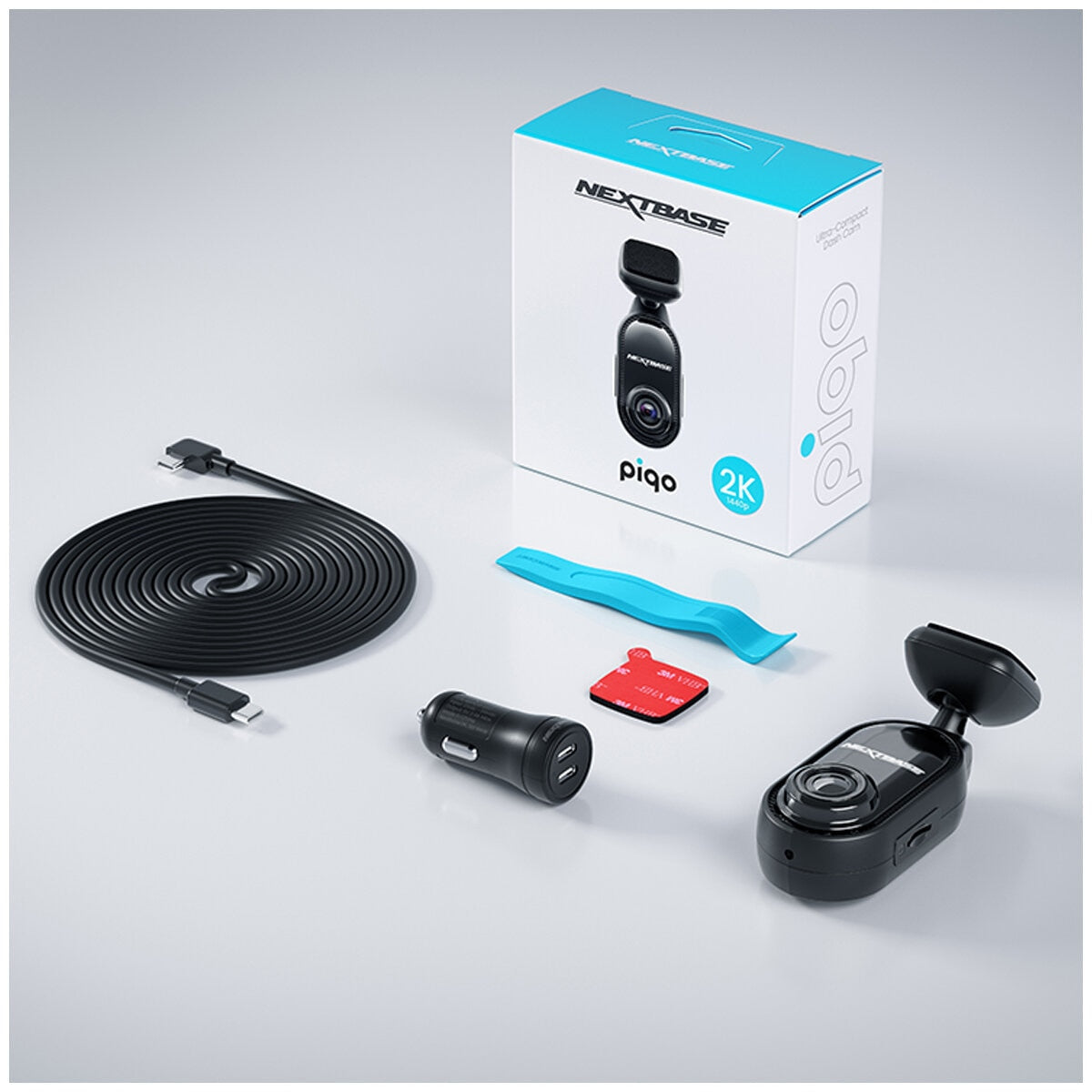 Nextbase Piqo 2K Dash Cam Bundle NBPIQO2K32GB-AUS, 32GB SD, 2K Recording, Voice Control - SuperSaverAU - view 4