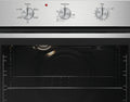 Westinghouse 60cm multi-function oven - 80L, stainless steel, 10A plug and lead, easy glide racks - WVE6314SD