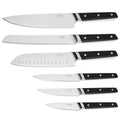 Hampton Forge 10 Piece Knife Block Set Black, High Carbon Stainless Steel, Full Tang - SuperSaverAU - view 4