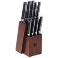 Hampton Forge 10 Piece Knife Block Set Black, High Carbon Stainless Steel, Full Tang - SuperSaverAU - view 2