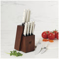 Hampton Forge 10 Piece Knife Block Set White, High Carbon Stainless Steel, Full Tang - SuperSaverAU - view 3