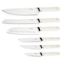 Hampton Forge 10 Piece Knife Block Set White, High Carbon Stainless Steel, Full Tang - SuperSaverAU - view 4