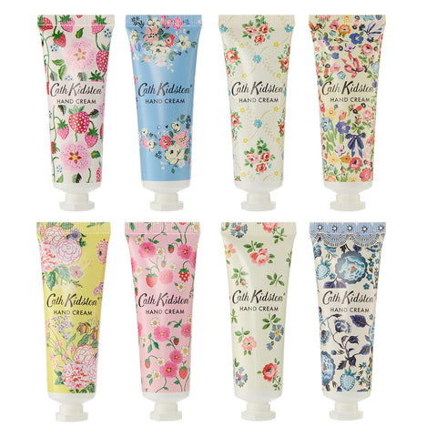 Cath Kidston Navy Carnation Hand Care Set 8x30ml FG7528AU - Floral Scent & Nourishing Formula - SuperSaverAU - view 2