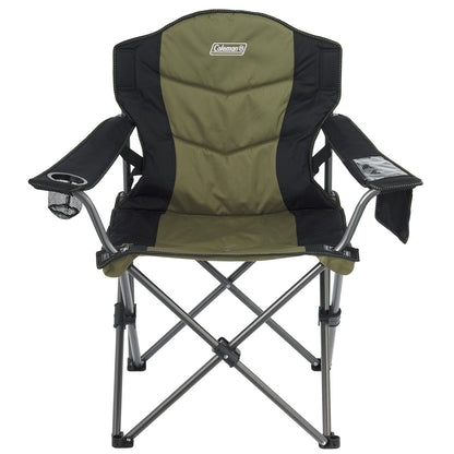 Coleman Swagger Quad Fold Chair 2199822 - Heavy Duty, 250kg Capacity, Green/Black