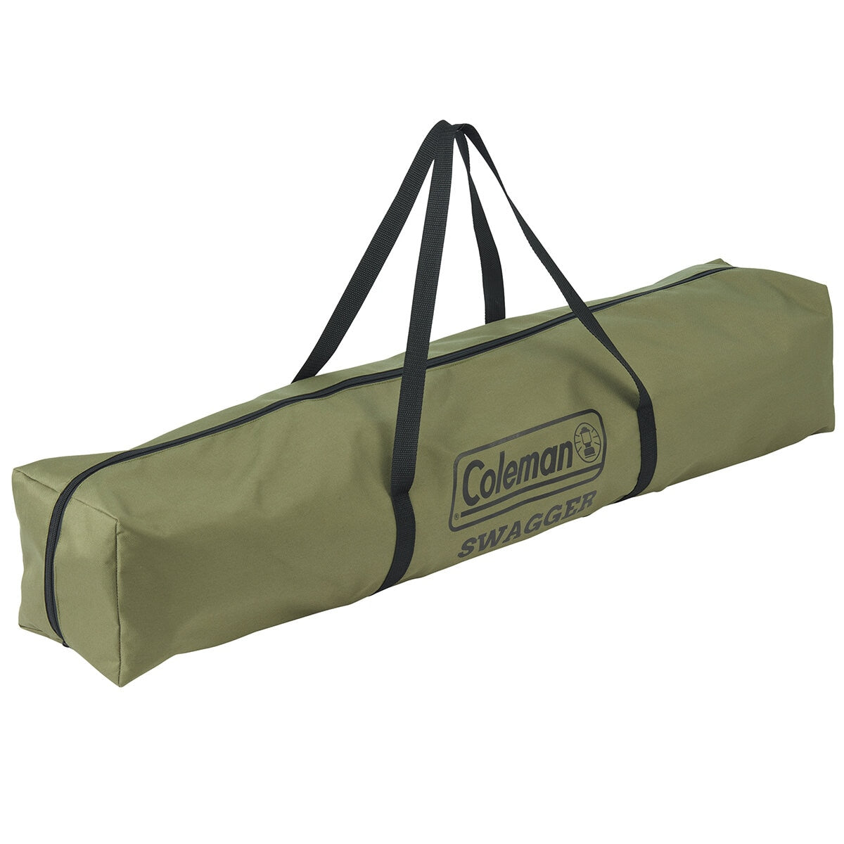 Coleman Swagger Quad Fold Chair 2199822 - Heavy Duty, 250kg Capacity, Green/Black