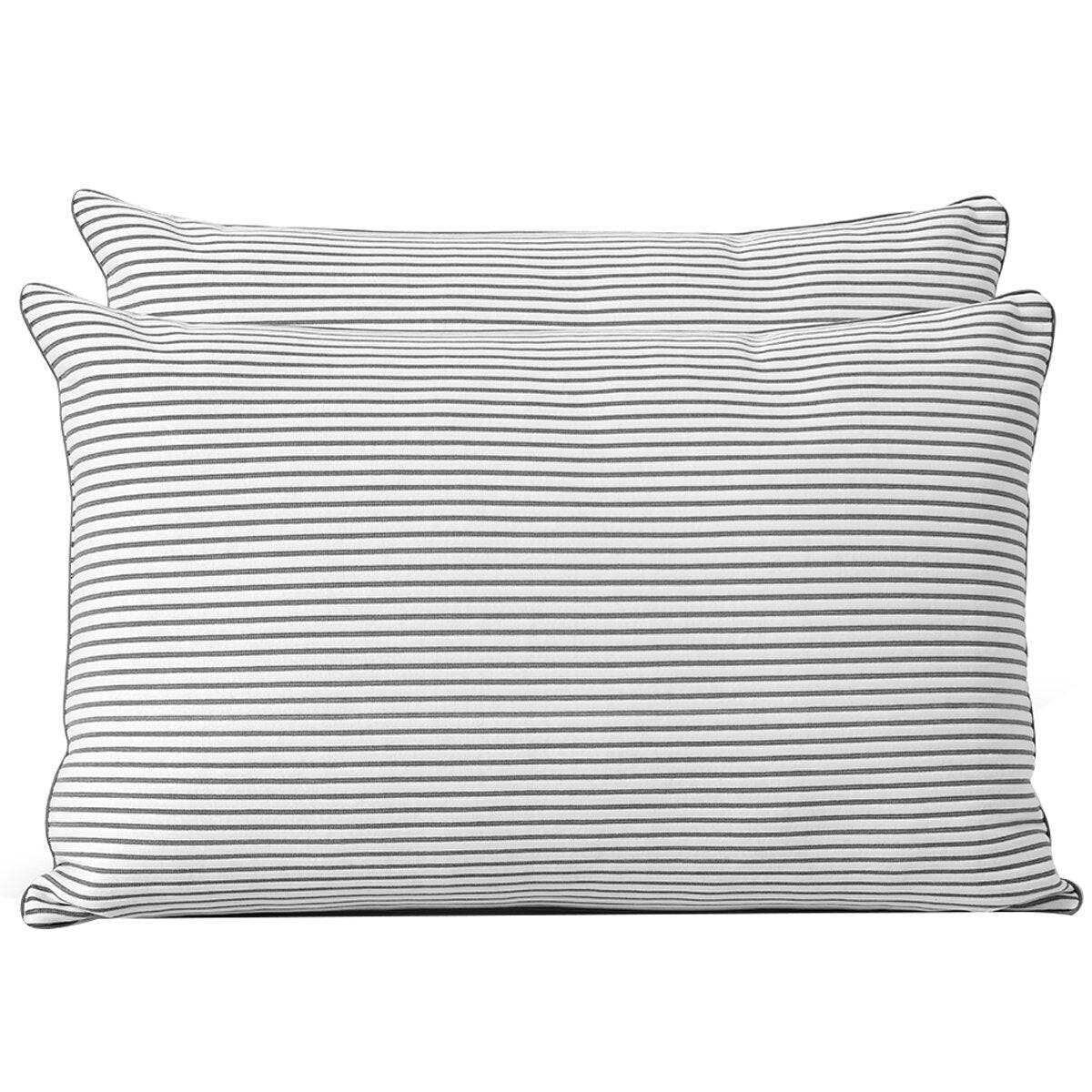 Onkaparinga Cooling Pillows 2 Pack - Medium Profile, Cotton, PMC Stripe, 480x780 mm