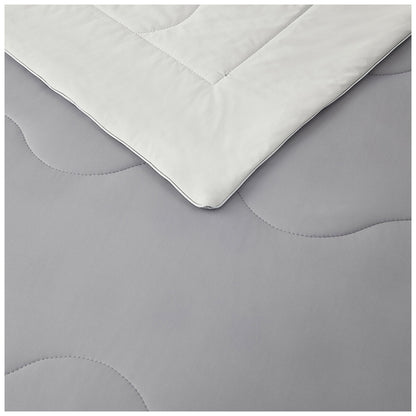 Hotel Grand EternaCool King Cooling Comforter, Grey, Lightweight, Machine Washable