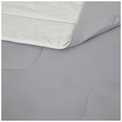 Hotel Grand EternaCool King Cooling Comforter, Grey, Lightweight, Machine Washable