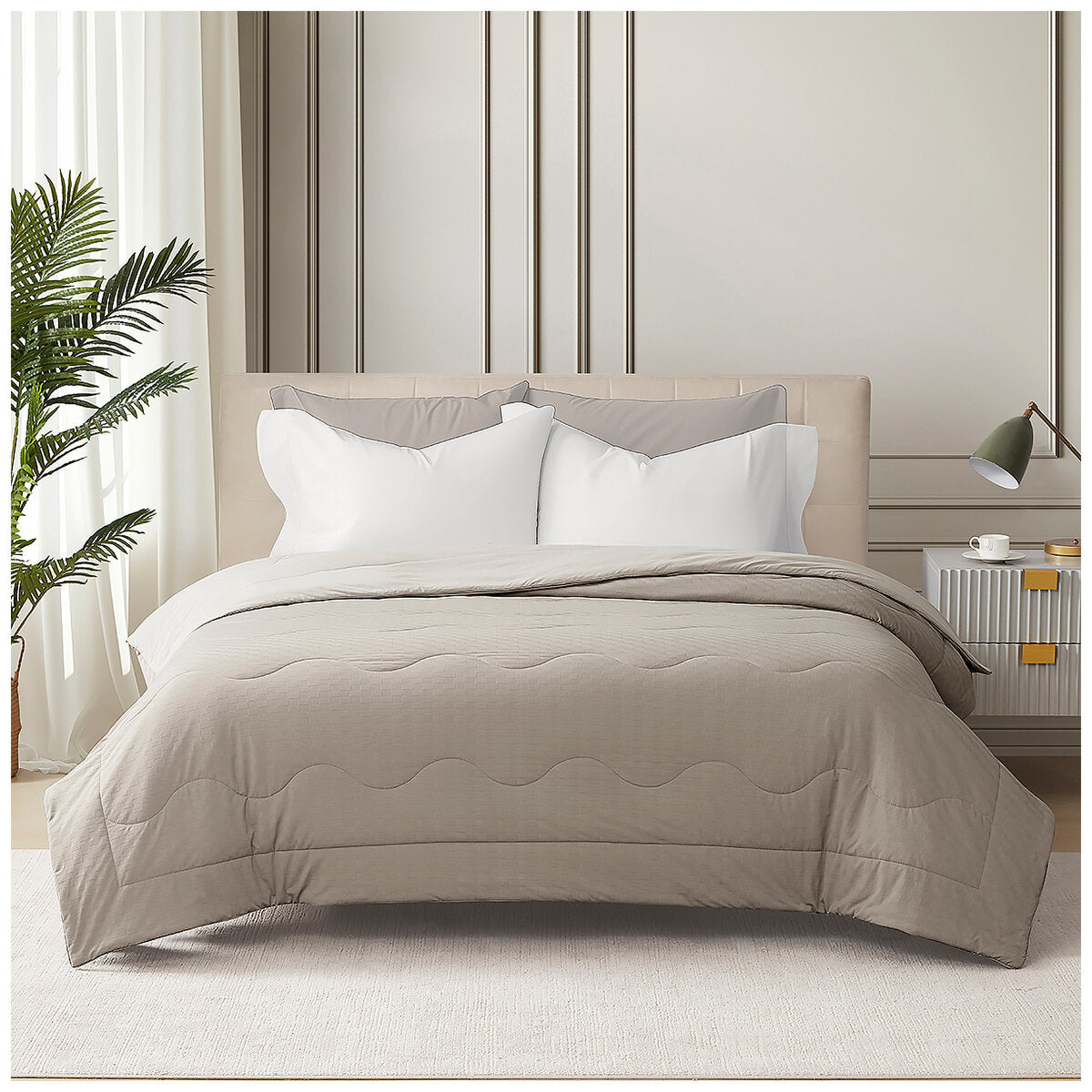 Hotel Grand EternaCool King Single Cooling Comforter, Lightweight, Machine Washable