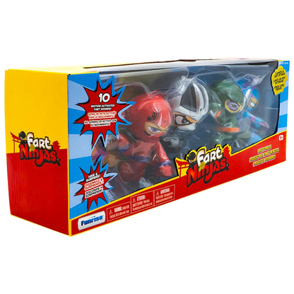 Funrise Fart Ninjas 5 Pack 70760 - Motion-Activated Farting Figures, Batteries Included