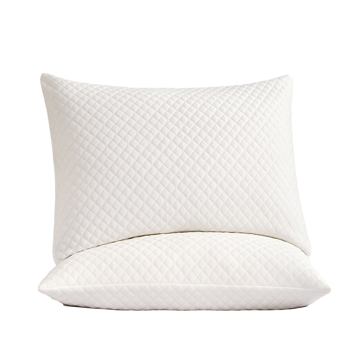 Hotel Grand Foam & Fibre Pillow 2 Pack, Jumbo/Queen, Medium Density, Model K250005