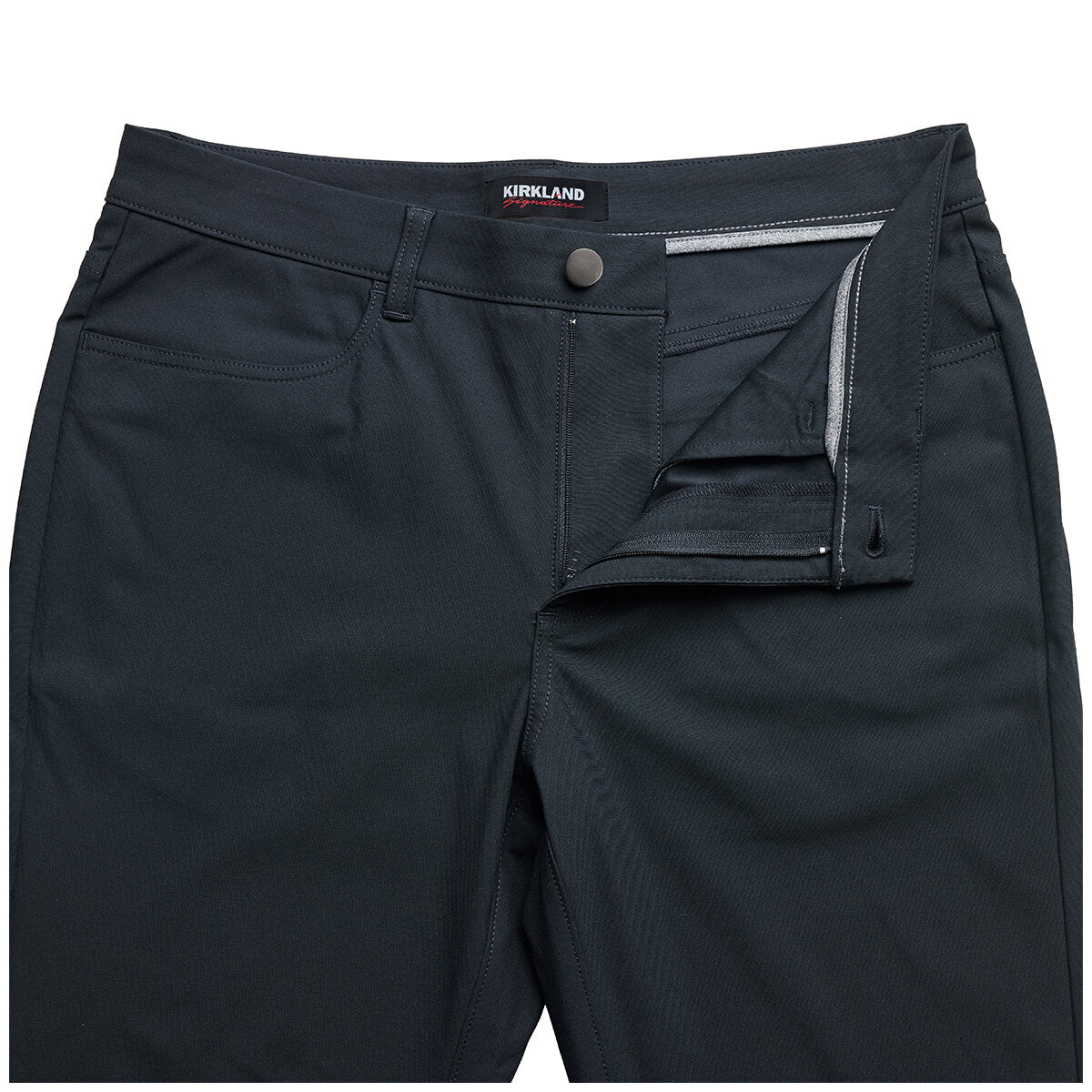 Kirkland Signature Men's Commuter Pant Black, Comfortable, Durable, Stretch Fabric