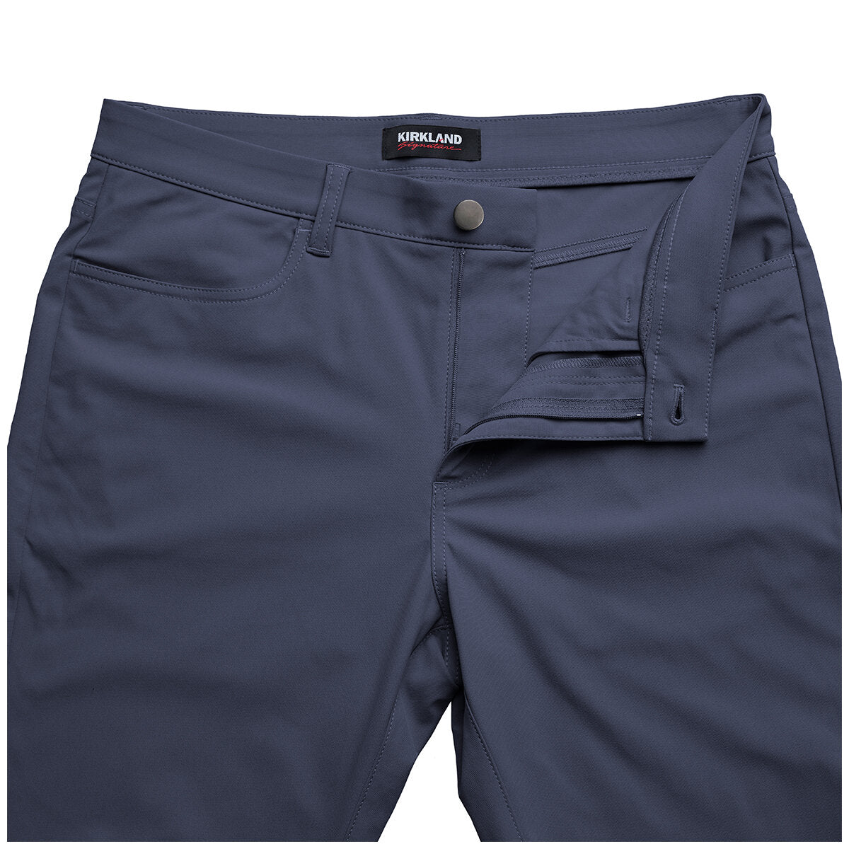 Kirkland Signature Men's Commuter Pant Blue, Comfortable, Durable, Stretch Fabric