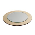 Crafted Small Round Mirror - 25cm - Plywood - Pre-Installed Hook - SuperSaverAU - view 3