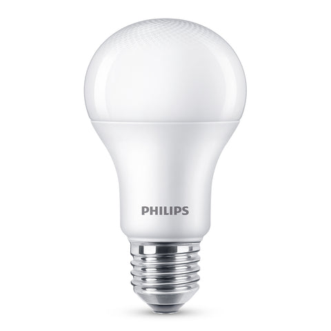 Philips A60 E27 LED 1150lm Warm White 10W Globe 3000K - 2 Pack