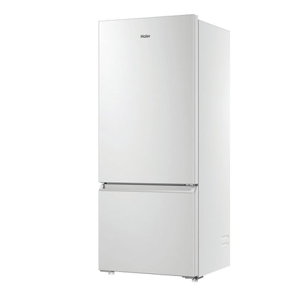 Haier 433L Bottom Freezer Refrigerator HRF420BW, 5.5-Star Energy, Super Freeze, White