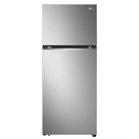 LG 375L Top Mount Fridge GT-5S, Stainless Steel, Smart Cooling, 4 Star Energy - SuperSaverAU - view 1