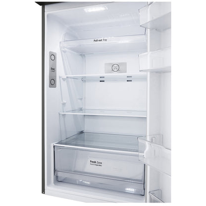 LG 375L Top Mount Fridge GT-5S, Stainless Steel, Smart Cooling, 4 Star Energy