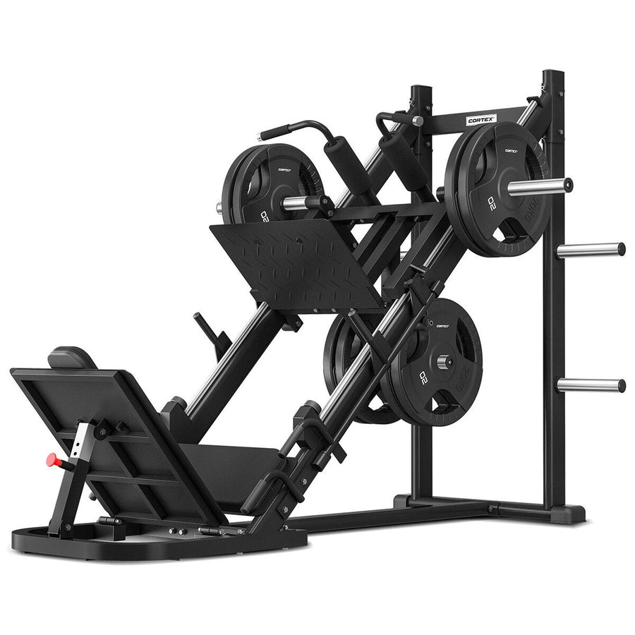 Cortex LP10 45 degree leg press and hack squat combo machine - black finish - 156kg - CSST-LP10