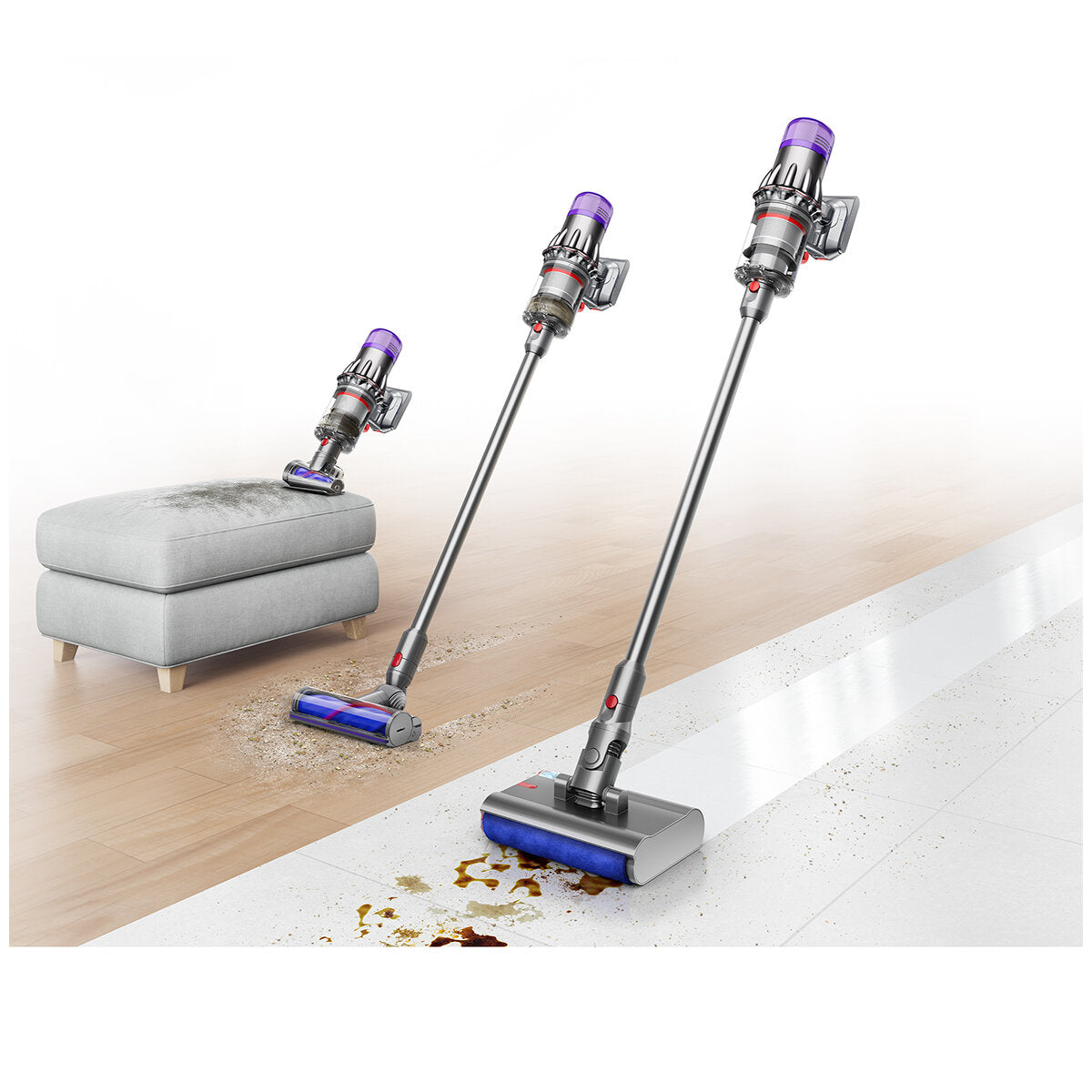 Dyson V9 Submarine 303946-01 Cordless Vacuum, 100AW Suction, 40min Battery, 2kg Lightweight - SuperSaverAU - view 5