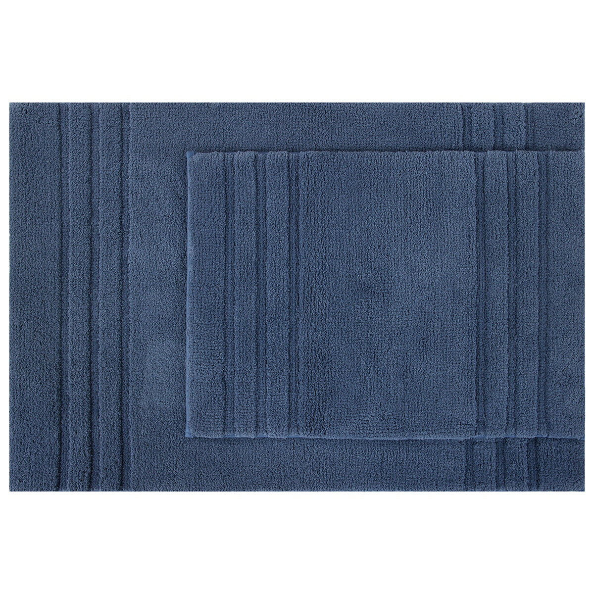 Mineral Spring Bath Mat 2 Pack, Flintstone Blue, Non-Skid, Model 22-1329, OEKO-TEX Certified