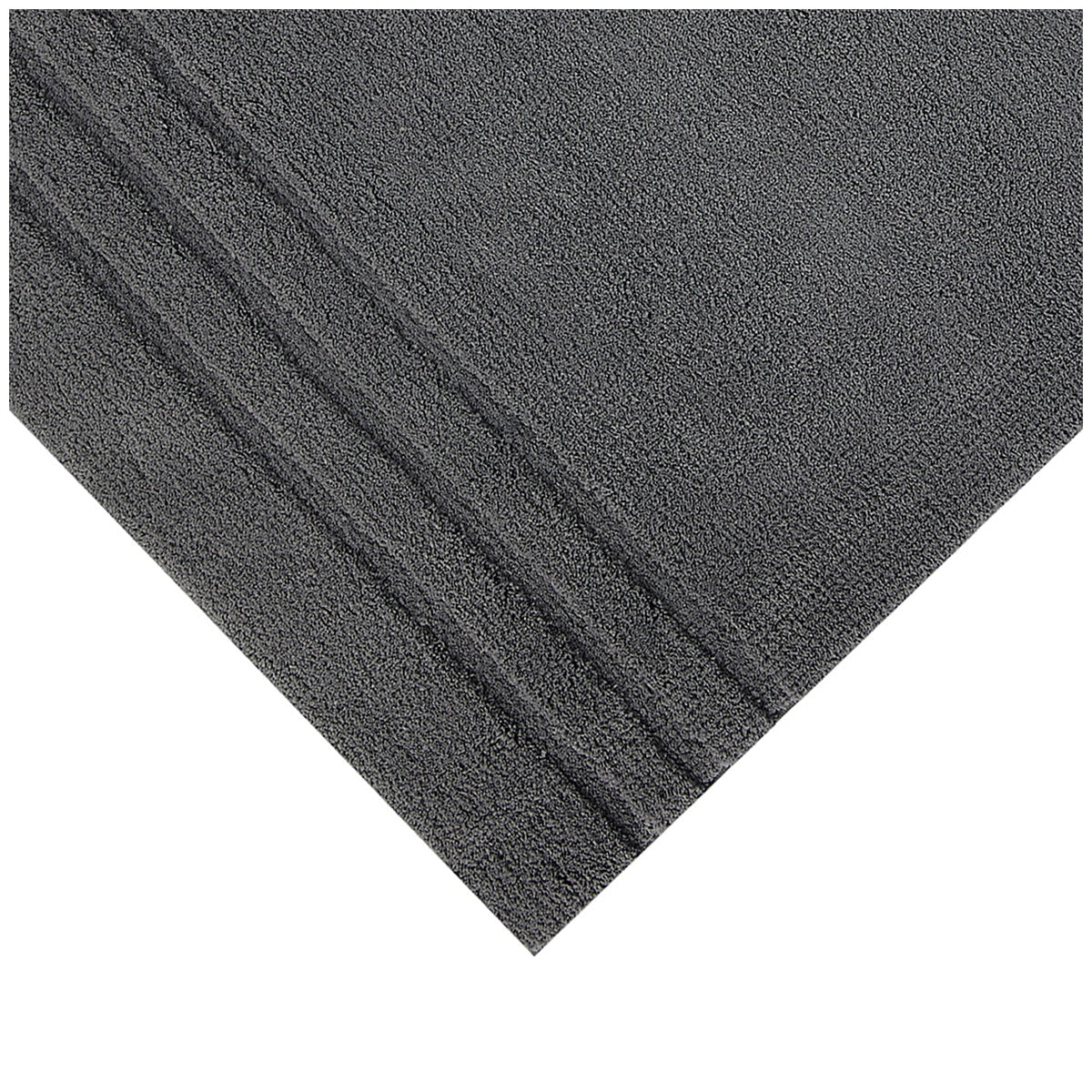 Mineral Spring Bath Mat 2 Pack Gunmetal Grey, Non-Skid, Machine Washable, Model 22-1329