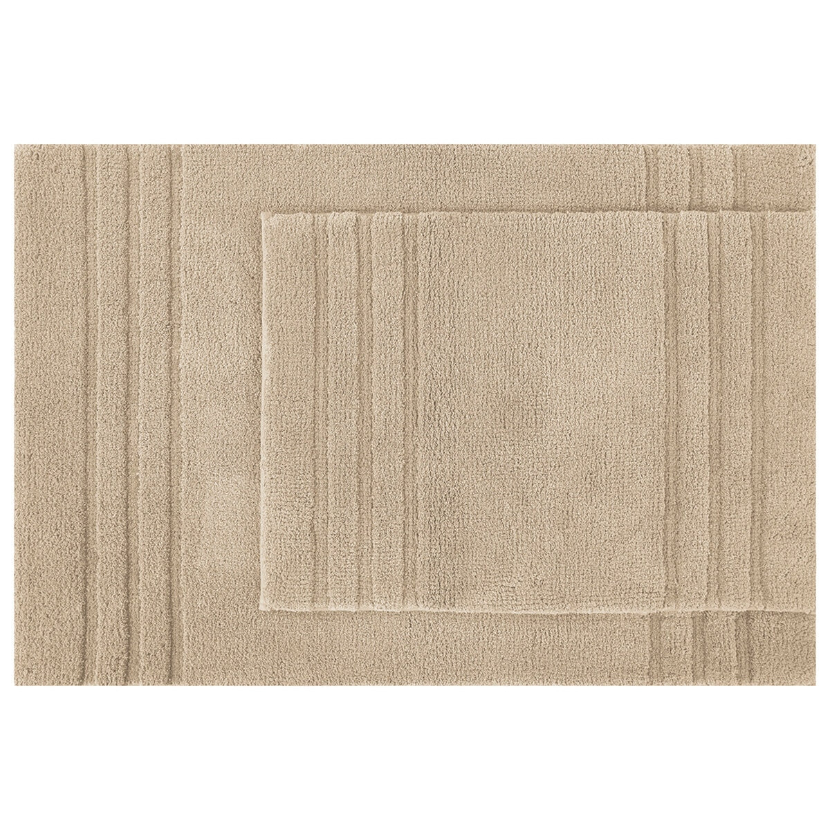 Mineral Spring Bath Mat 2 Pack Oxford Tan, Non-Skid, Machine Washable, Model 22-1329