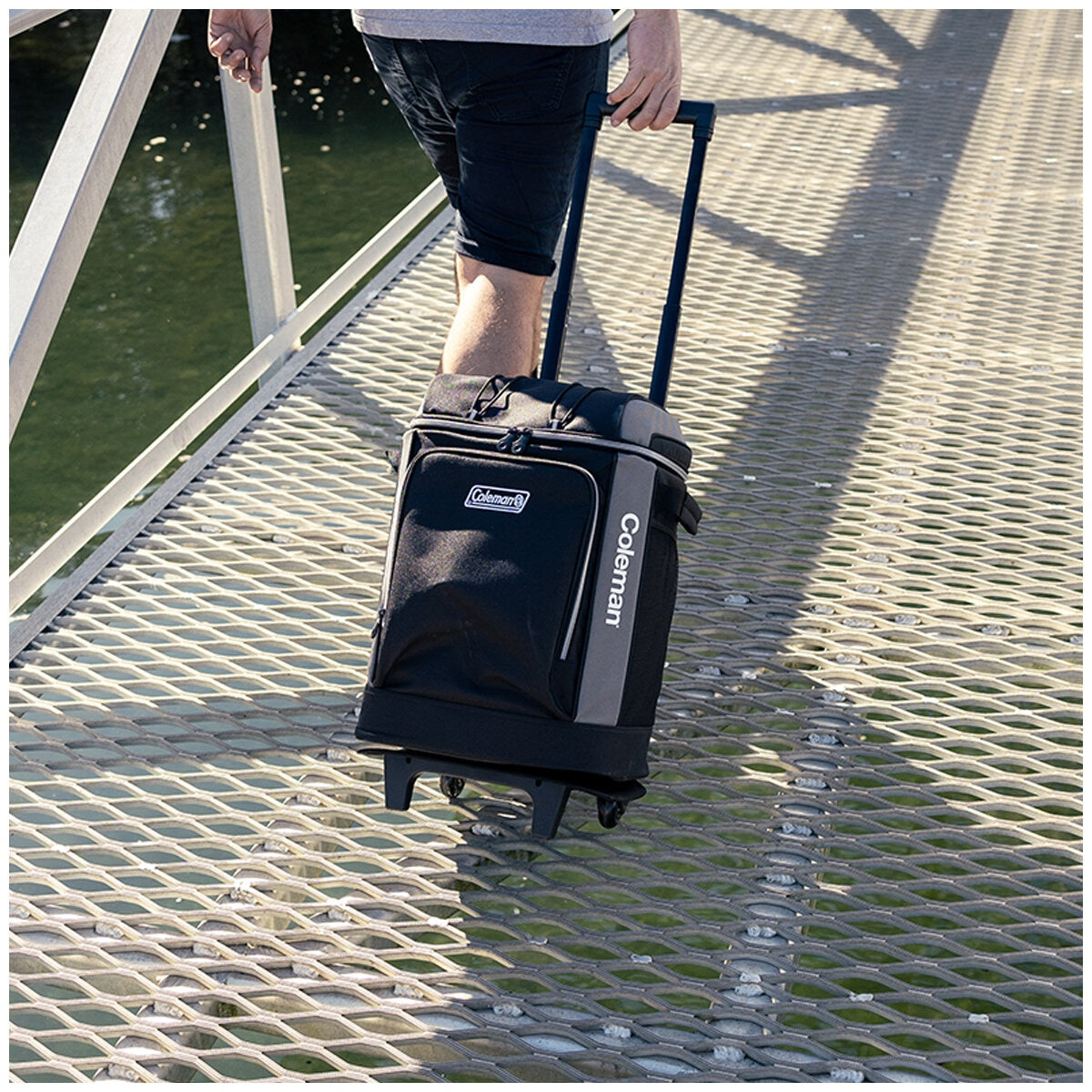 Coleman 42 Can Wheeled Soft Cooler, 20.5L, Telescopic Handle, Model 2202246 - SuperSaverAU - view 4