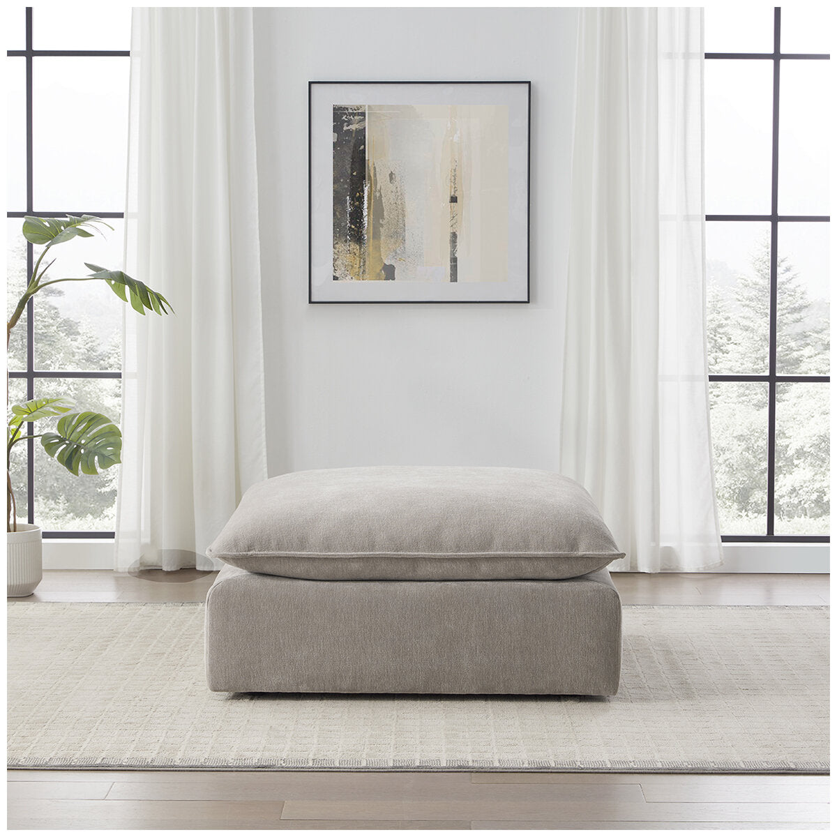 Aiden & Ivy Sereen Ottoman AI.F006C - Modular, Polyester, 136kg Capacity - SuperSaverAU - view 7