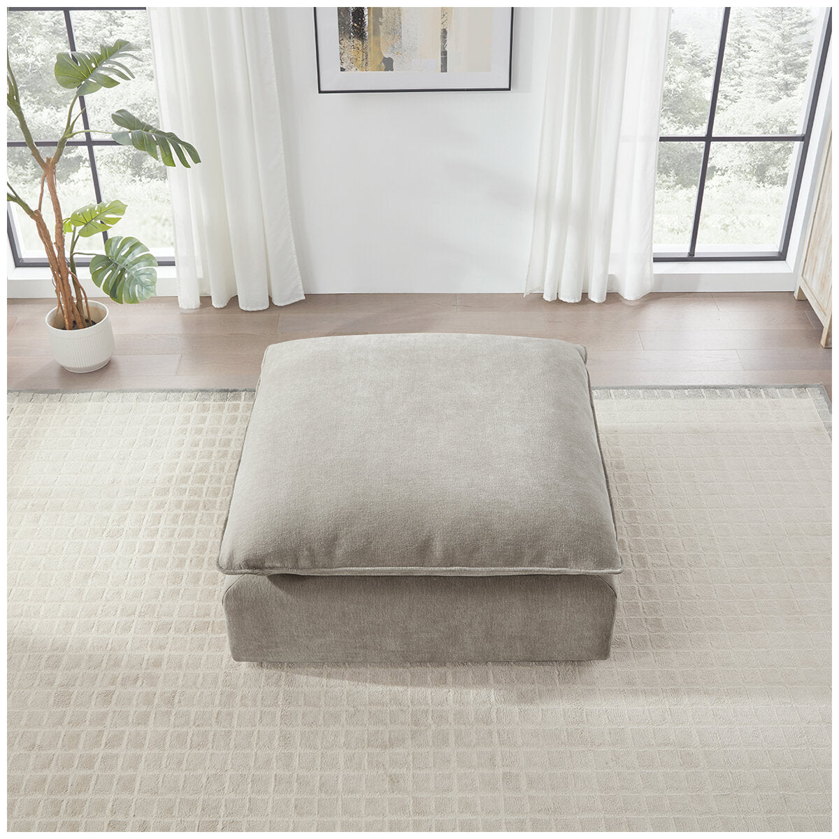 Aiden & Ivy Sereen Ottoman AI.F006C - Modular, Polyester, 136kg Capacity - SuperSaverAU - view 8