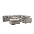 Aiden & Ivy 6 Piece Modular Sectional AI.F006C - Reversible Cushions, RDS Feather Foam - SuperSaverAU - view 4